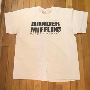 Dunder mufflin‎ Inc logo tee by brisco brands LG